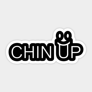 chin up Sticker